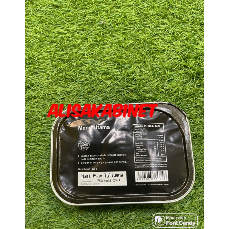 

Big Sale Ransum Nasi Naraga Jatah TNI Ecer 1 Nasi exp 31 JANUARI 225