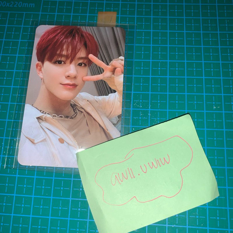 Photocard jeno nct resonance future ver red hair