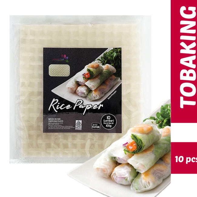 

Harga Terbaik Rice paper Kulit Lumpia Vietnam Spring Roll Banh Trang 1 lembar