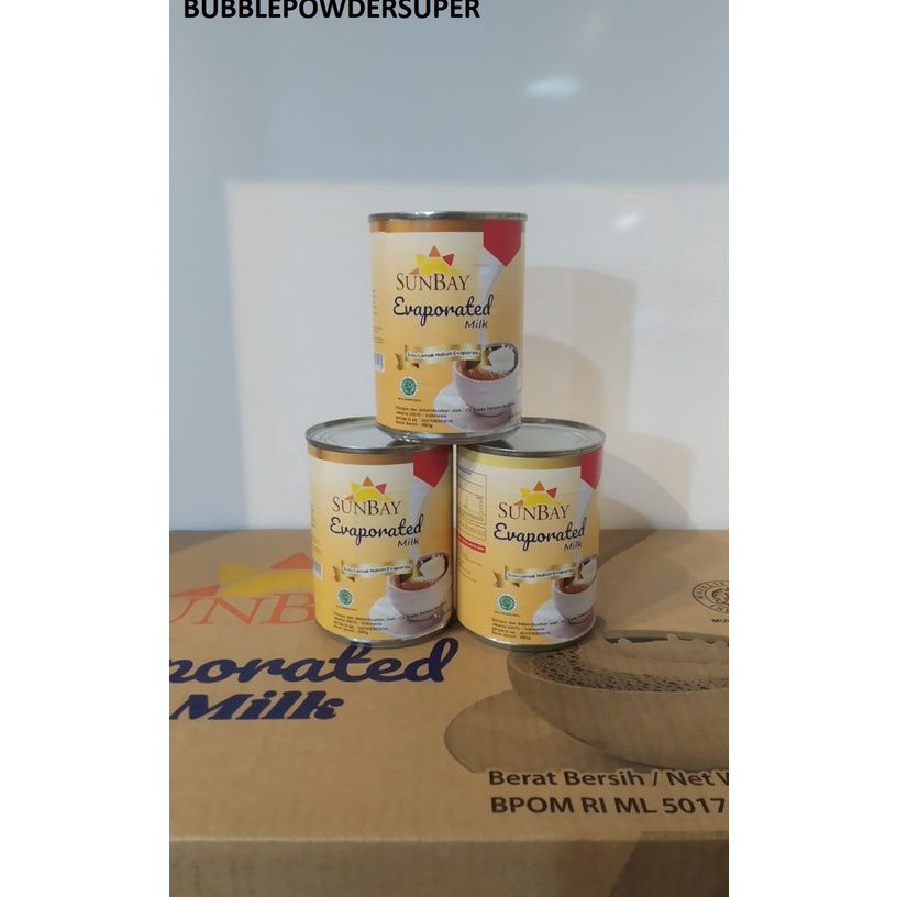 

Jaminan Kualitas NEW SUNBAY EVAPORATED MILK SUNBAY SUSU EVAPORATED 38 gr SUSU CAIR TERMURAH