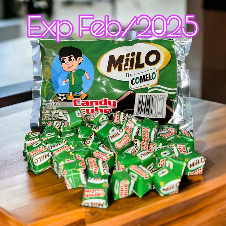 

Stock baru MIILO CUBE ISI 5 CANDY CUBE MILO CUBE PERMEN MILO LOKAL CEMILAN COKELAT VIRAL TASIKMALAYA