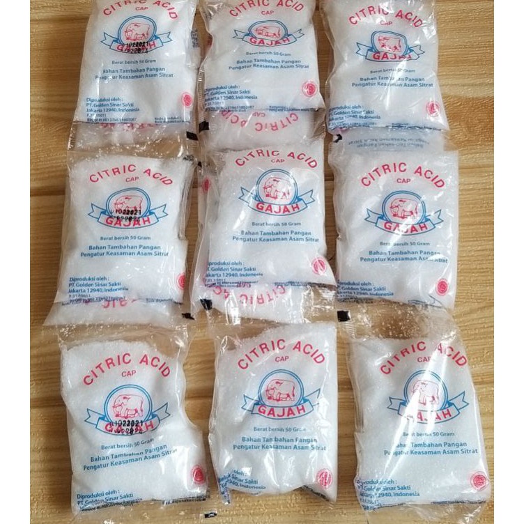 

Pro Hemat MURAH Citrun Acid Cap Gajah 1renceng 5sachet Citrun Gajah Acid Gajah