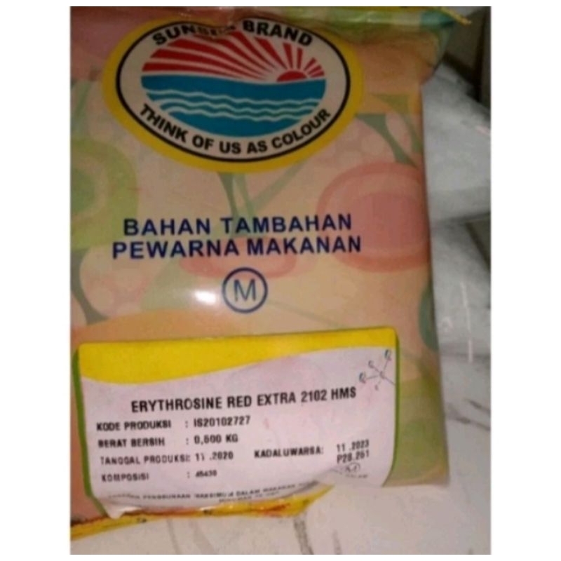 

Pewarna makanan Pink/merah muda 500gr