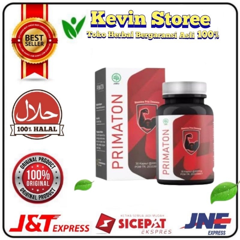( Terbaru ) Primaton Obat Herbal Multivitamin Asli Original Isi 30 Capsule Lulus Uji Bpom