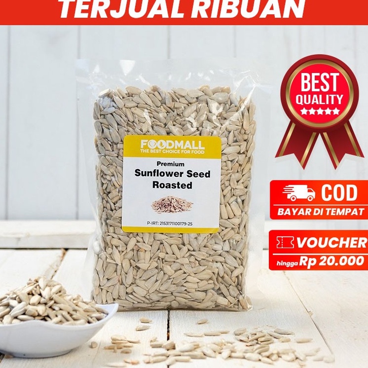 

Pro Seller Sunflower Seed ROASTED 25 gram Biji Bunga Matahari Panggang 25g