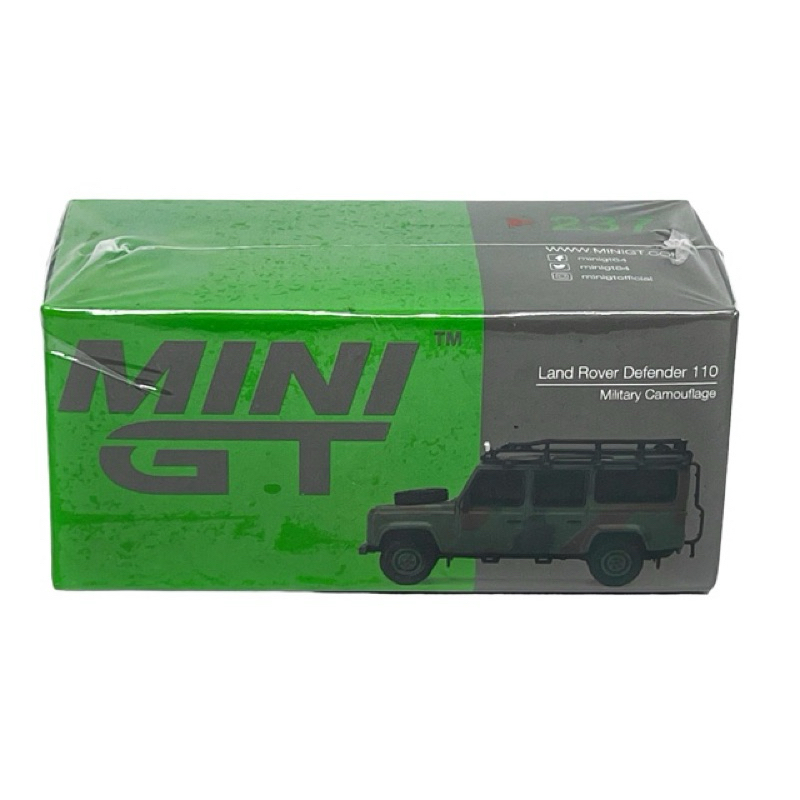 Mini GT 64 Land Rover Defender 110 Military Camouflage #237