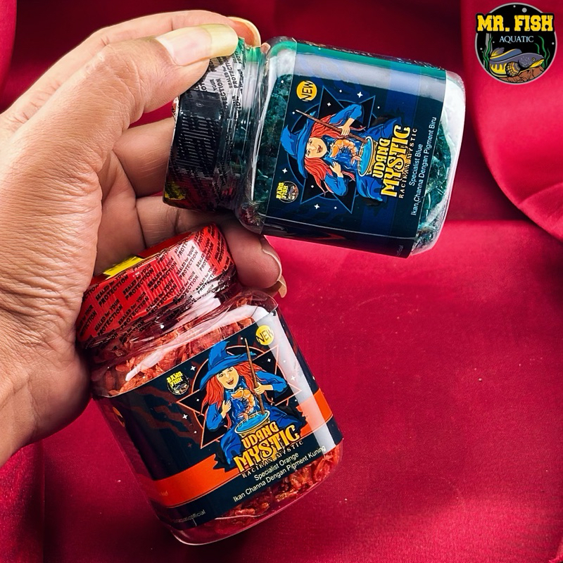 UDANG MYSTIC BLUE Mr. fish PAKAN IKAN CHANNA BLUE (PULCHRA,AURANTI,ANDRAO,STEWARTI,BLEHERI,BARCA)