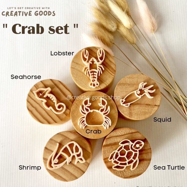 

Ready Favorit CG Playdough stamp Sea ANimals SATUAN stempel playdoh binatang laut PART 2
