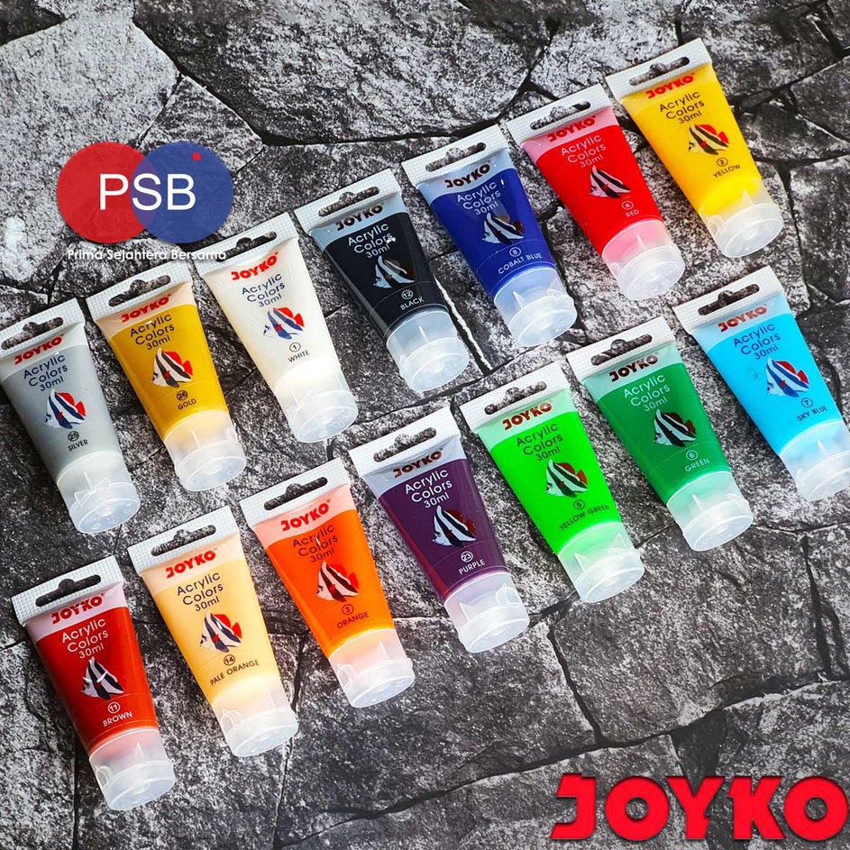 

Diskon Baru Cat Akrilik Joyko 3 ml Acrylic Paint Cat Akrilik Murah 3 ml