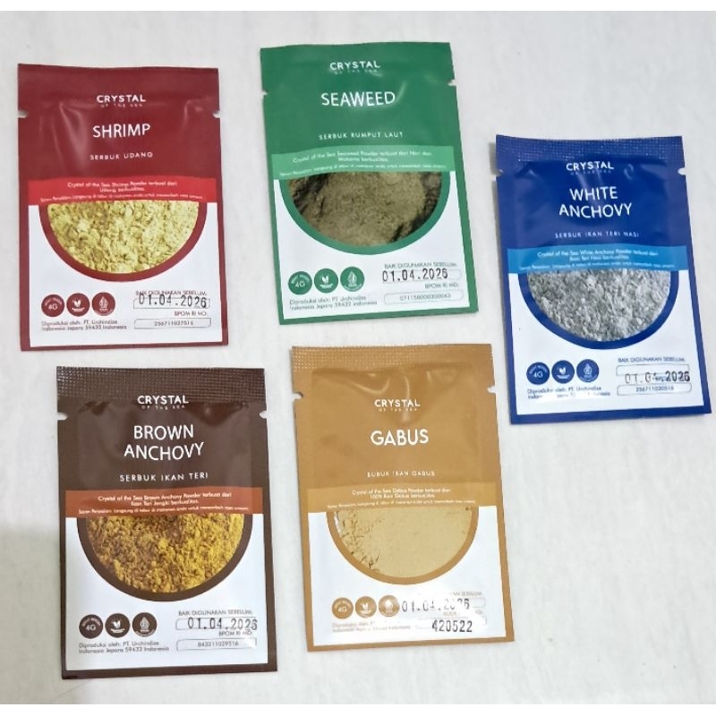 Crystal of the sea SACHET exp2026 / sachet crystal of the sea / Bubuk mpasi