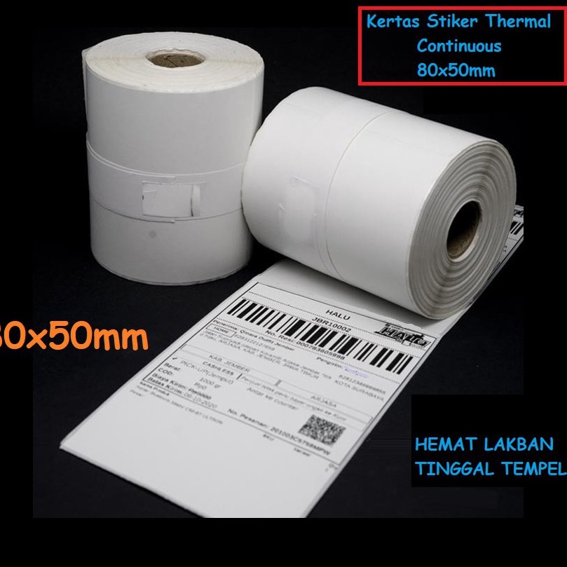 

Paling Diminati Mocute Kertas Stiker Label Printer Thermal 8x5mm Continuous 8 x 12 Meter