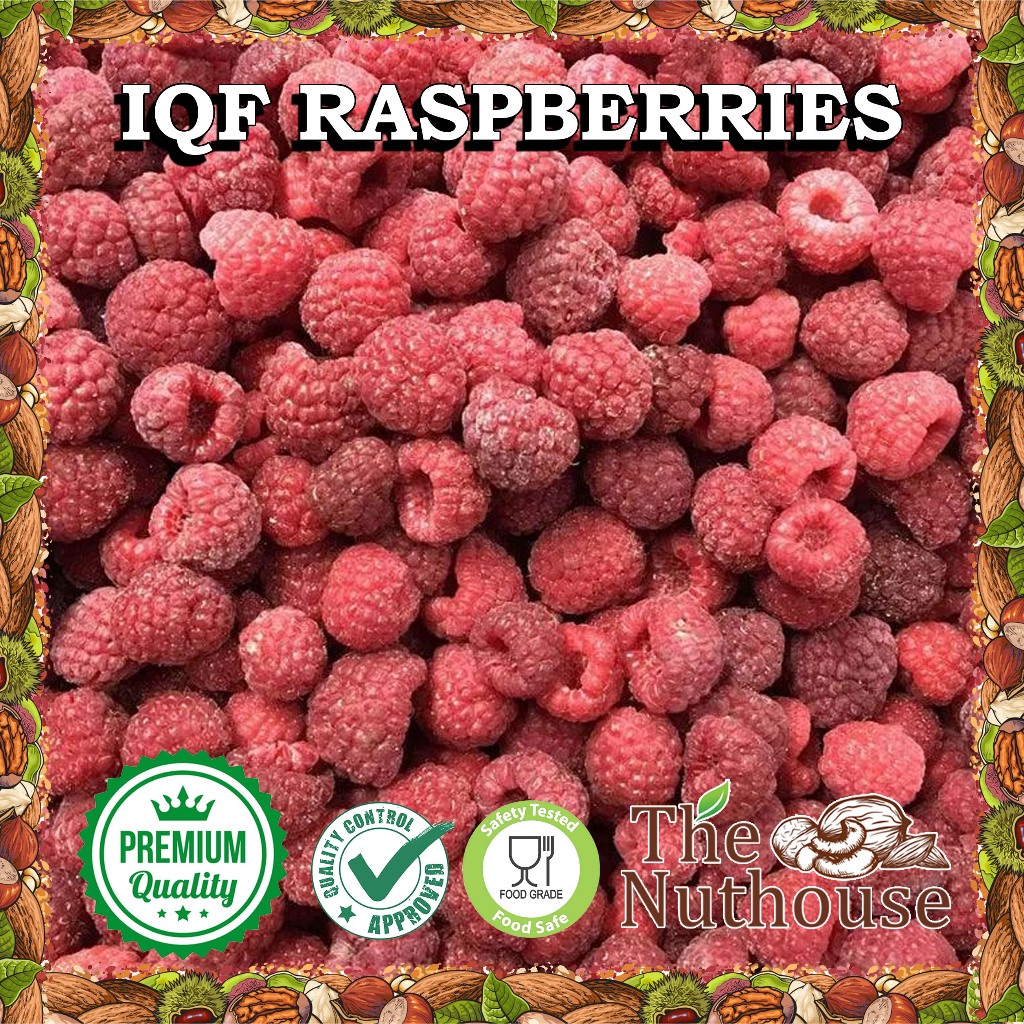 

1kg IQF Raspberries Frozen [Import Quality] / Buah Raspberry Beku [Grade A]