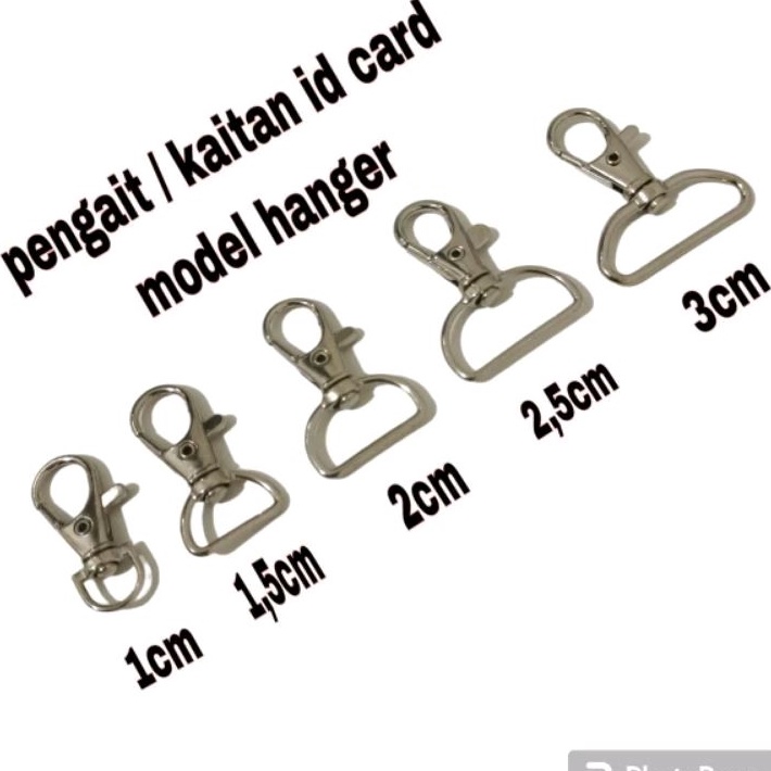 

Penjualan Terbaru 144pcs kaitan cantelan pengait kait hanger kaitan id card nikel