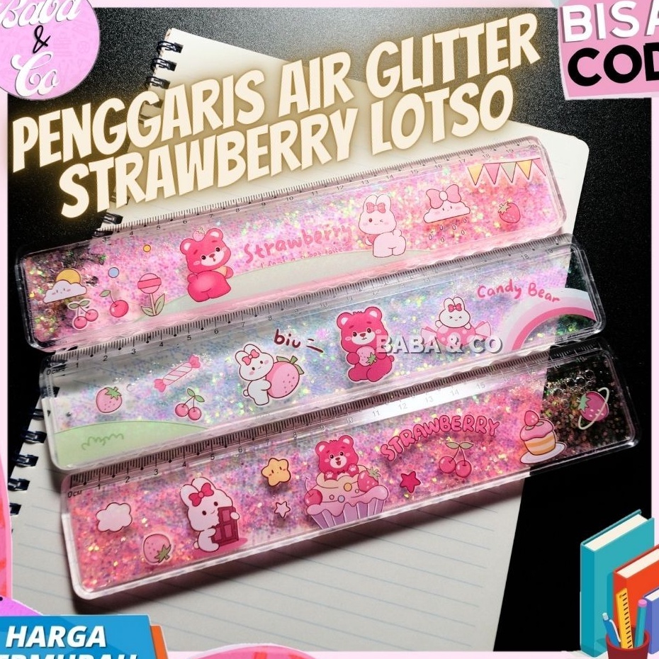 

Terupdate PENGGARIS AIR GLITTER LOTSO STRAWBERRY PENGGARIS 2cm AIR GLITER LOTSO PENGGARIS LOTSO