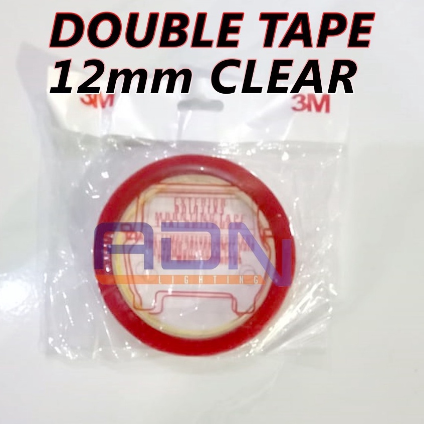

Obral Laris 3M Doubel Tape Bening Clear VHB 12 MM PERMANENT akrilik SANGAT LENGKET