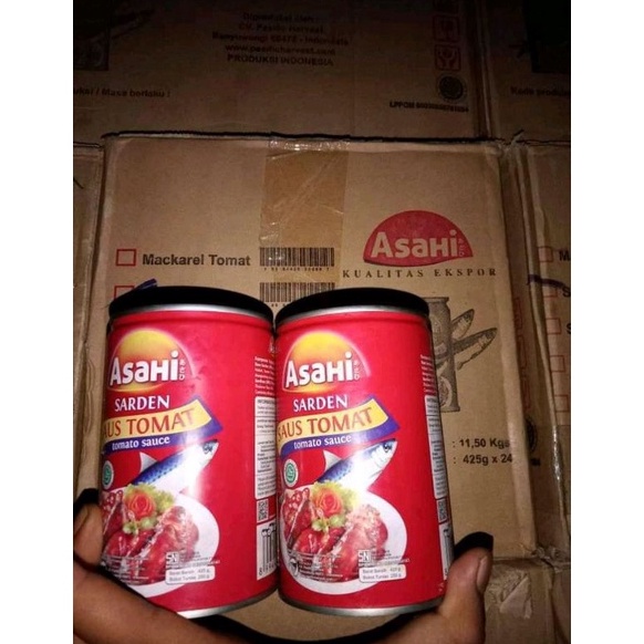 

Siap Kirim Paket 5 pcs Sarden ASAHI BILTAN155gr Saus Tomat ex 225