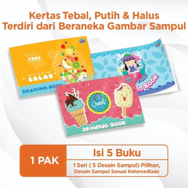 

Best Rating Buku Gambar Drawing Book A4 Sidu Sinar Dunia 1 pak isi 5 pcs buku