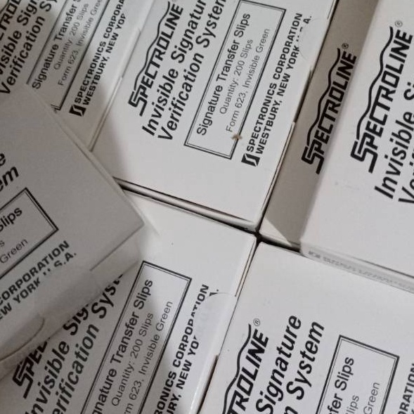 

Pasti Baru Spectroline Signature Invisible Overlay bisa Satuan