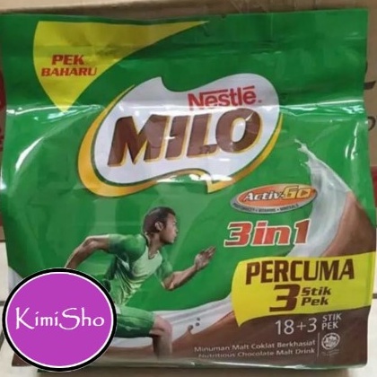 

Terlaris Milo 3in1 isi 18 stik Milo Malaysia milo 3 in 1