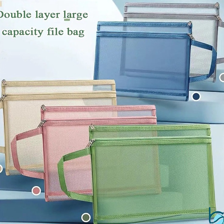 

Special Now Tas PenyimpananFolder Bag A4A6 Zipper BagTas Jaring ResletingZipper MapPouch Dompet Best Stationary