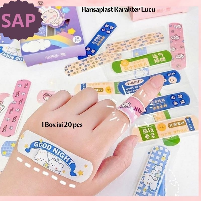 Hansaplast Plester Luka Anak dan Dewasa Karakter unik lucu waterproof