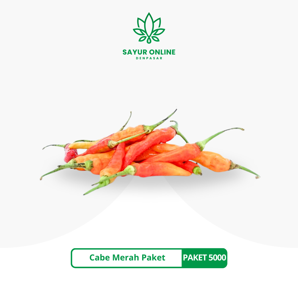 

Cabe Merah Paket 5000 - Sayur Online Denpasar