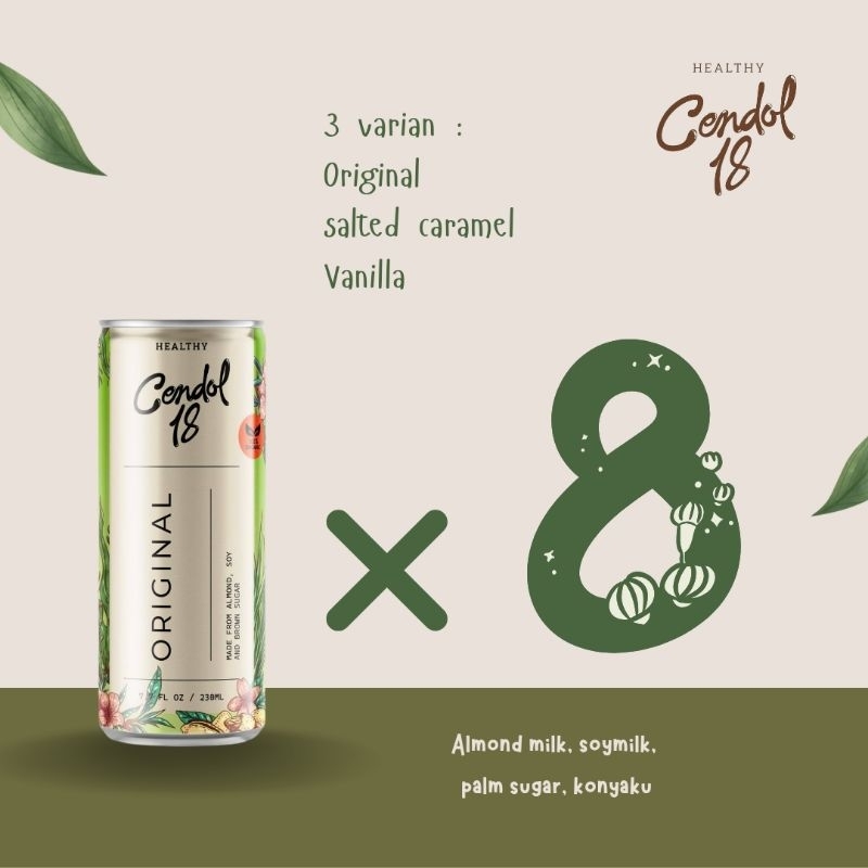 

Healthy cendol isi 8 kaleng