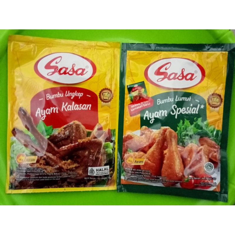 

Sasa bumbu ungkep ayam kalasan & bumbu lumur ayam special