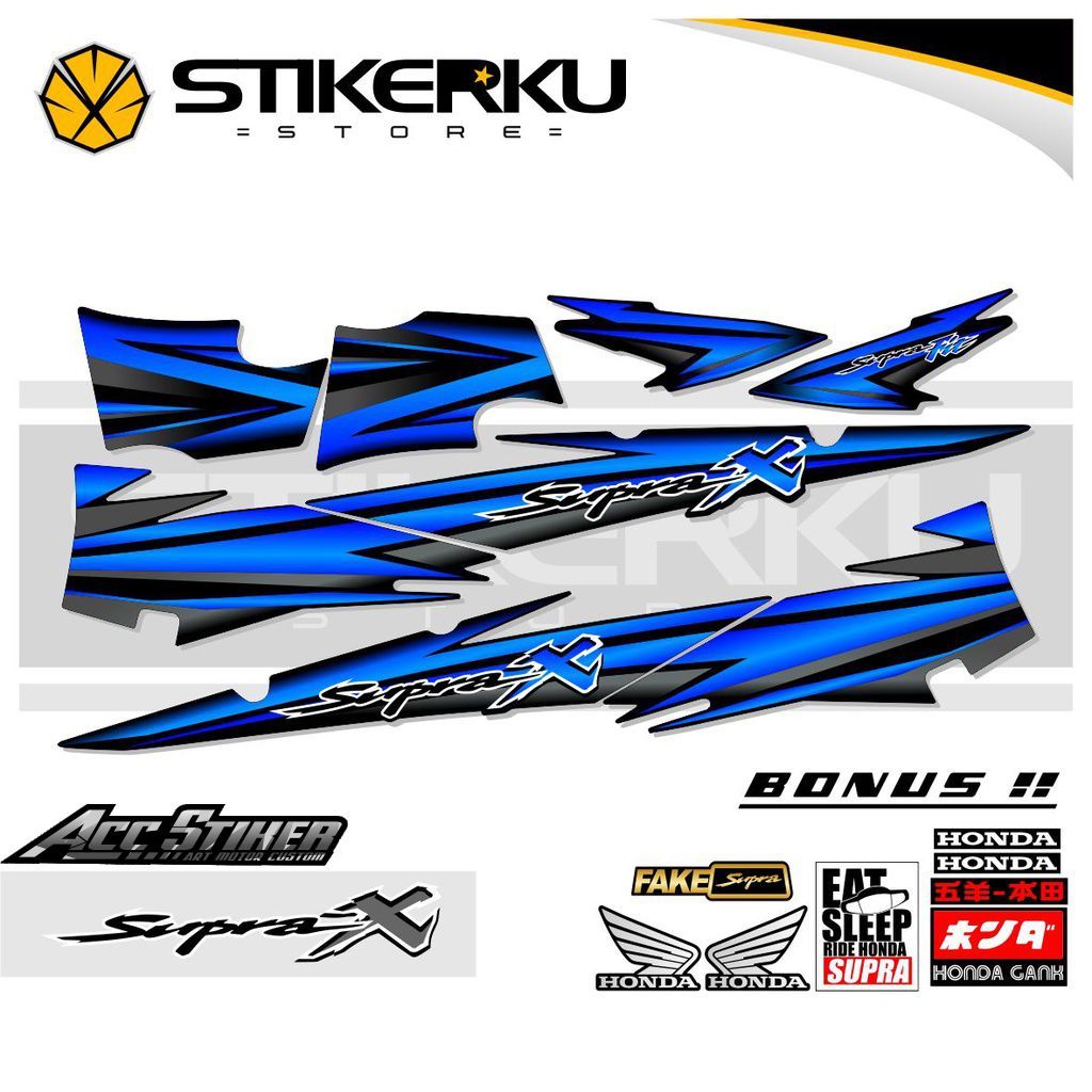 STRIPING SUPRA X LAMA / STIKER SUPRA-X LAMA / STICKER SUPRA X LAMA / SETIKER SUPRA X LAMA / STIPING 