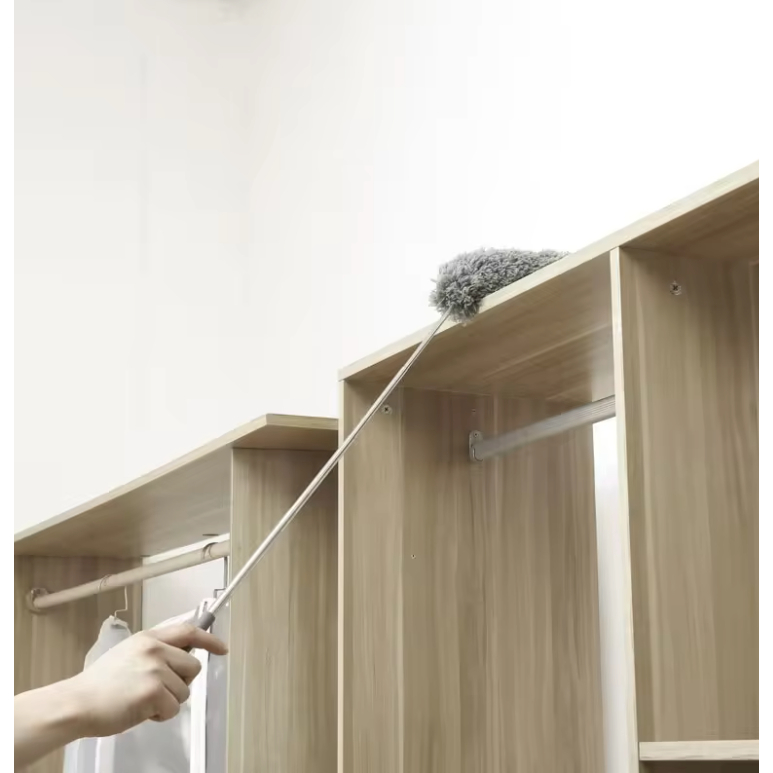 Kemoceng Kecil Panjang 83 cm Microfiber Alat Pembersih Rumah mobil Fleksibel