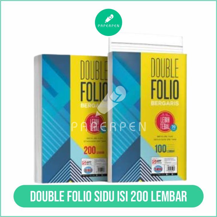 

DOUBLE FOLIO SIDU ISI 200 LEMBAR