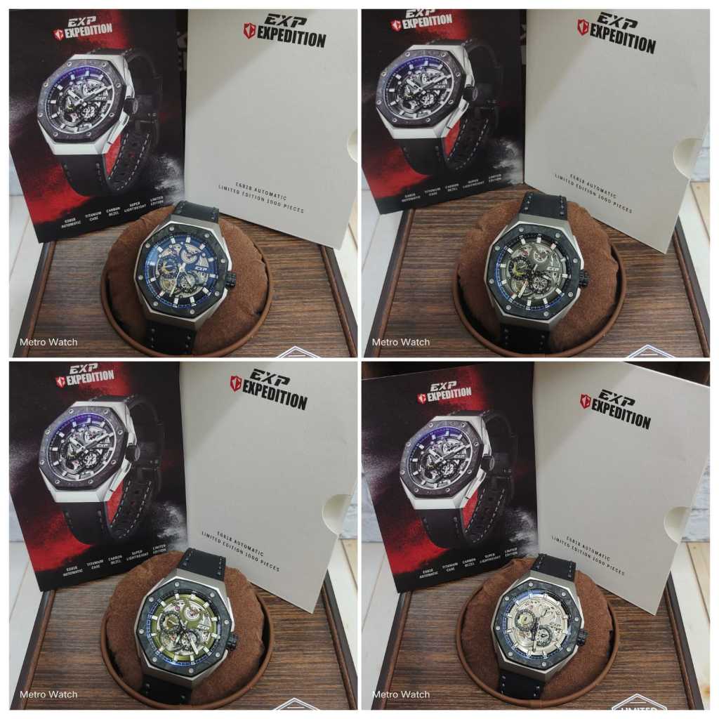 Jam Pria Expedition E6818 E 6818 E6818MA Automatic Limited Edition Original Garansi Resmi