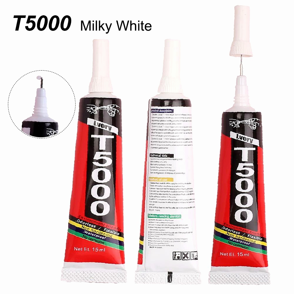 

Lem LCD / lem touchscreen T5000 white waterproof 15ml