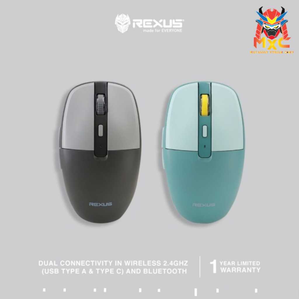 Rexus Mouse Gaming Wireless Bluetooth Nava Q10