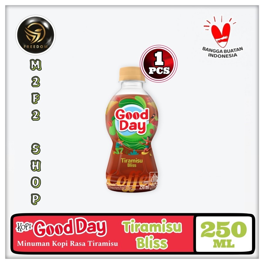 

Kopi Good Day Tiramisu Bliss Coffee Botol Pet - 250 ml (Kemasan Satuan)