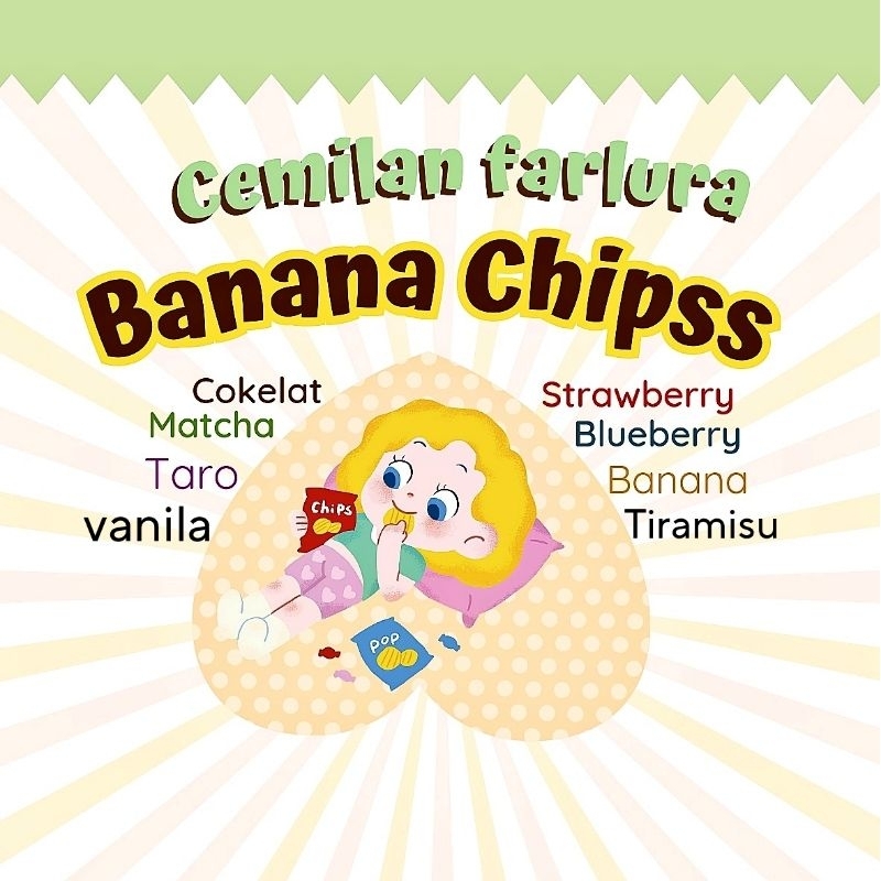 

Banana chipss lumerrr enak & halal 100gr & 250gr