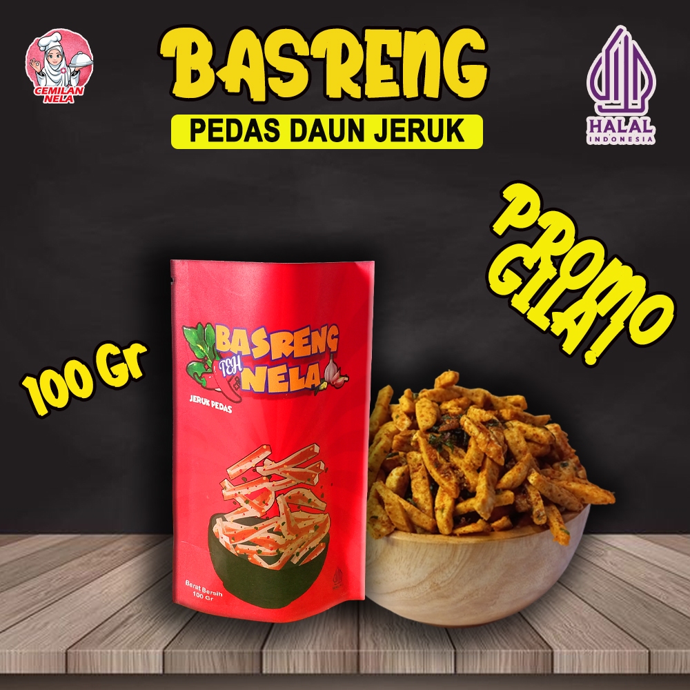 

BASRENG VIRAL DAUN JERUK - - Cemilan NELA Isi 100 Gram -BASRENG MURAH DAN KENYANG- Daun Jeruk