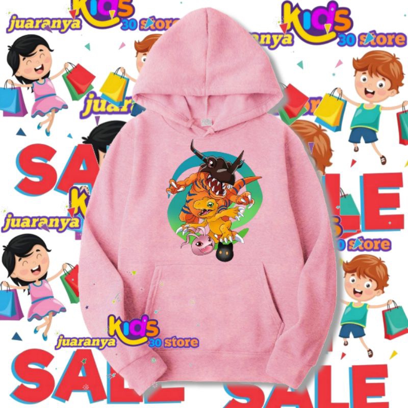 Hoodie anak Digimon sweater jumper Digimon kids jeket Digimon