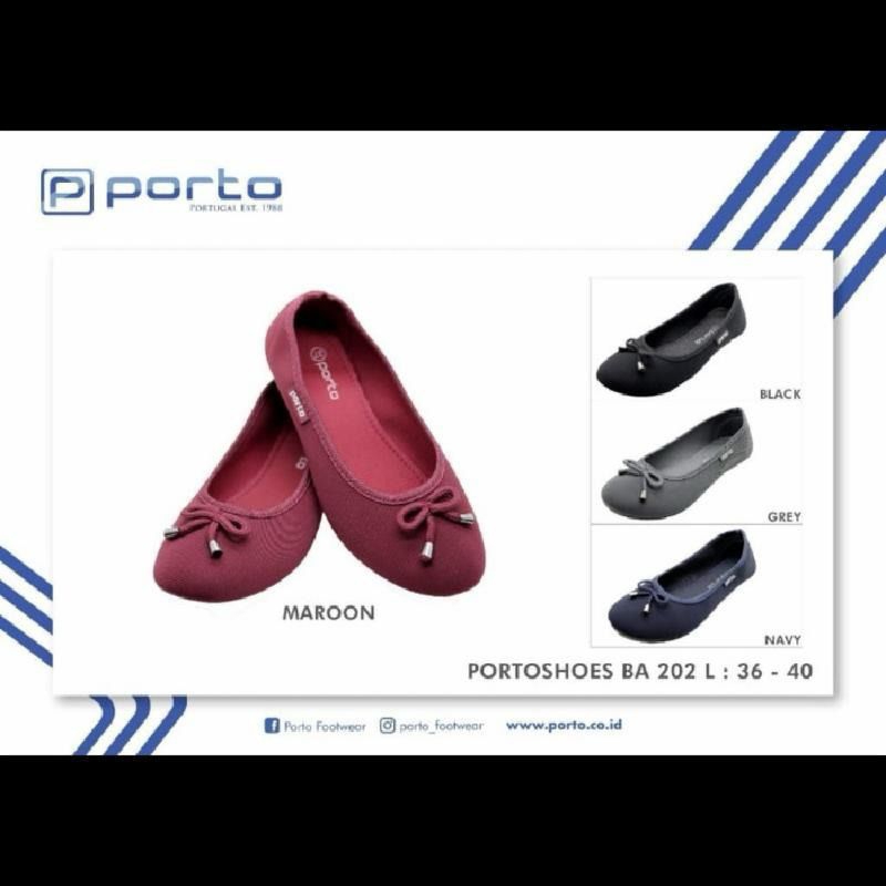 Sepatu balet kain model kekinian porto 37-40