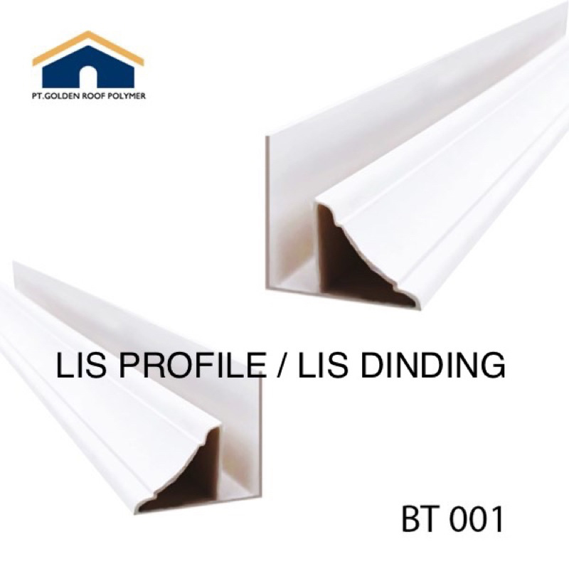 Lis Profile / Lis Dinding Plafon PVC (POLOS)