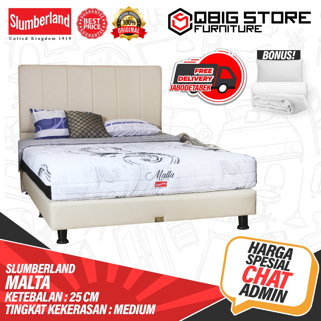 Kasur Springbed Slumberland Malta spring bed matras