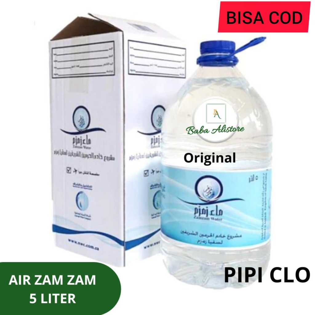 

BabaAli - Air Zam Zam PIPI CLO 5 Liter Original/Air Zam Zam Galon PIPI CLO 5 Liter