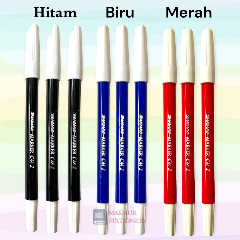 

STANDARD SPIDOL KECIL MARKER PENCIL TYPE CM2 (12)PCS