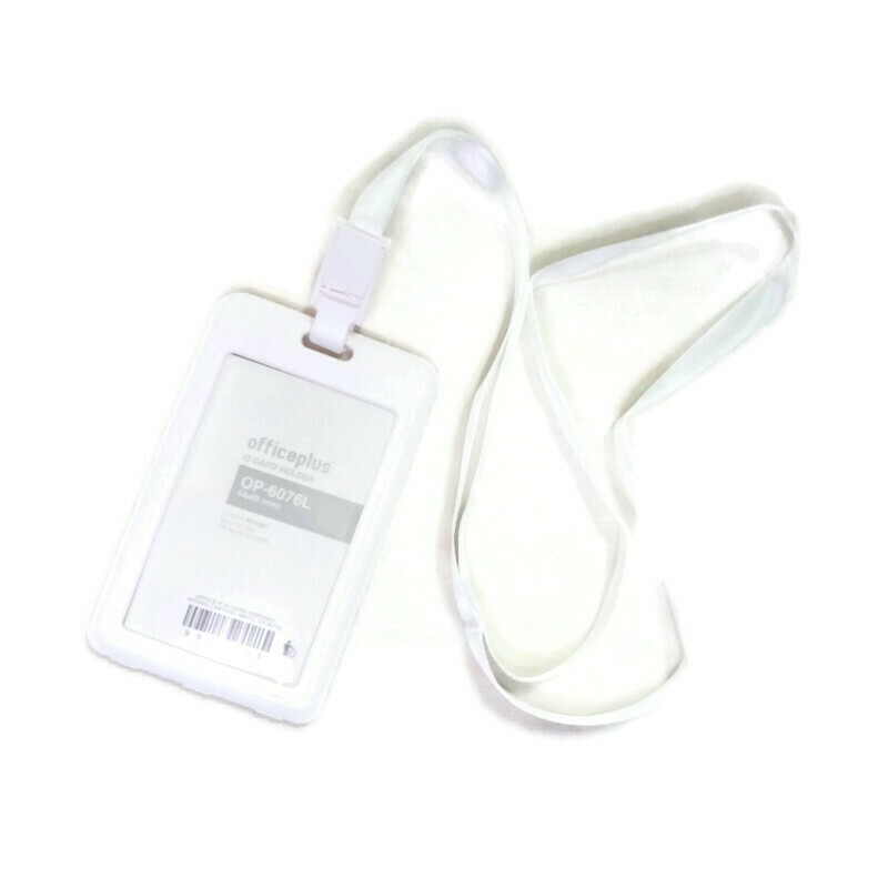 

(Original) Gramedia Pekanbaru - Office-Plus Id Card Portrait Round+Lanyard White 6076