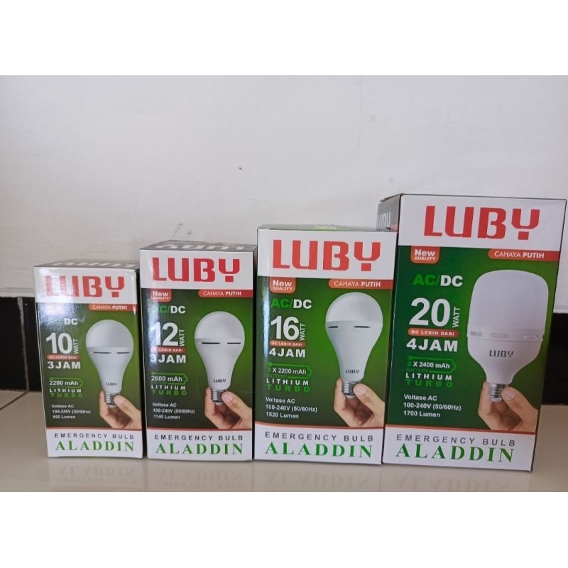 Luby Lampu LED Magic (Emergency Lamp)  New Aladdin