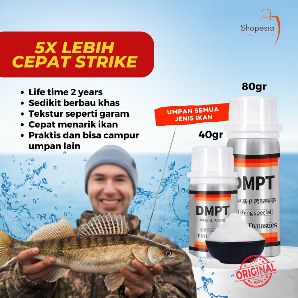 Umpan Pancing Dmpt Original | Dmpt Stimulan Penarik Ikan | Bubuk Perangsang Pancing Ikan
