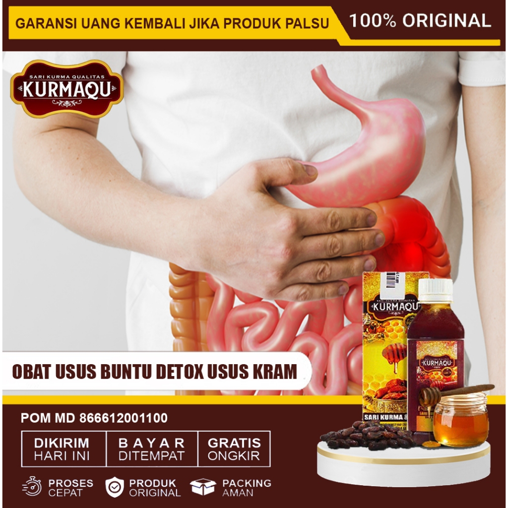 Obat Usus Buntu Sakit Perut Usus Kram Infeksi Usus Peradangan Usus Iritasi Pembersih Usus | KurmaQu