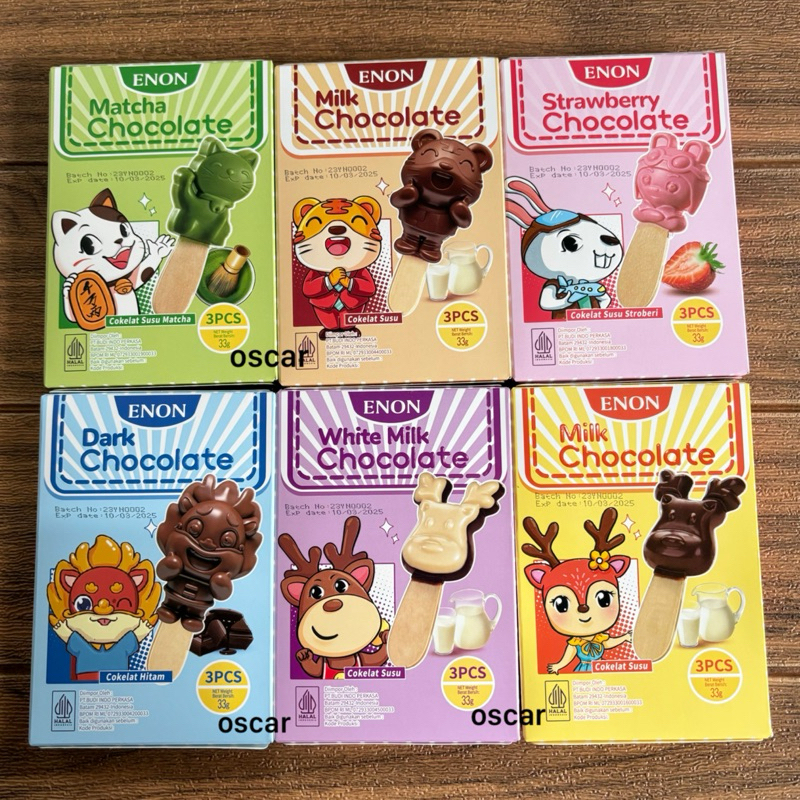 

Enon Karakter Chocolate Mini Box 33g 3’s