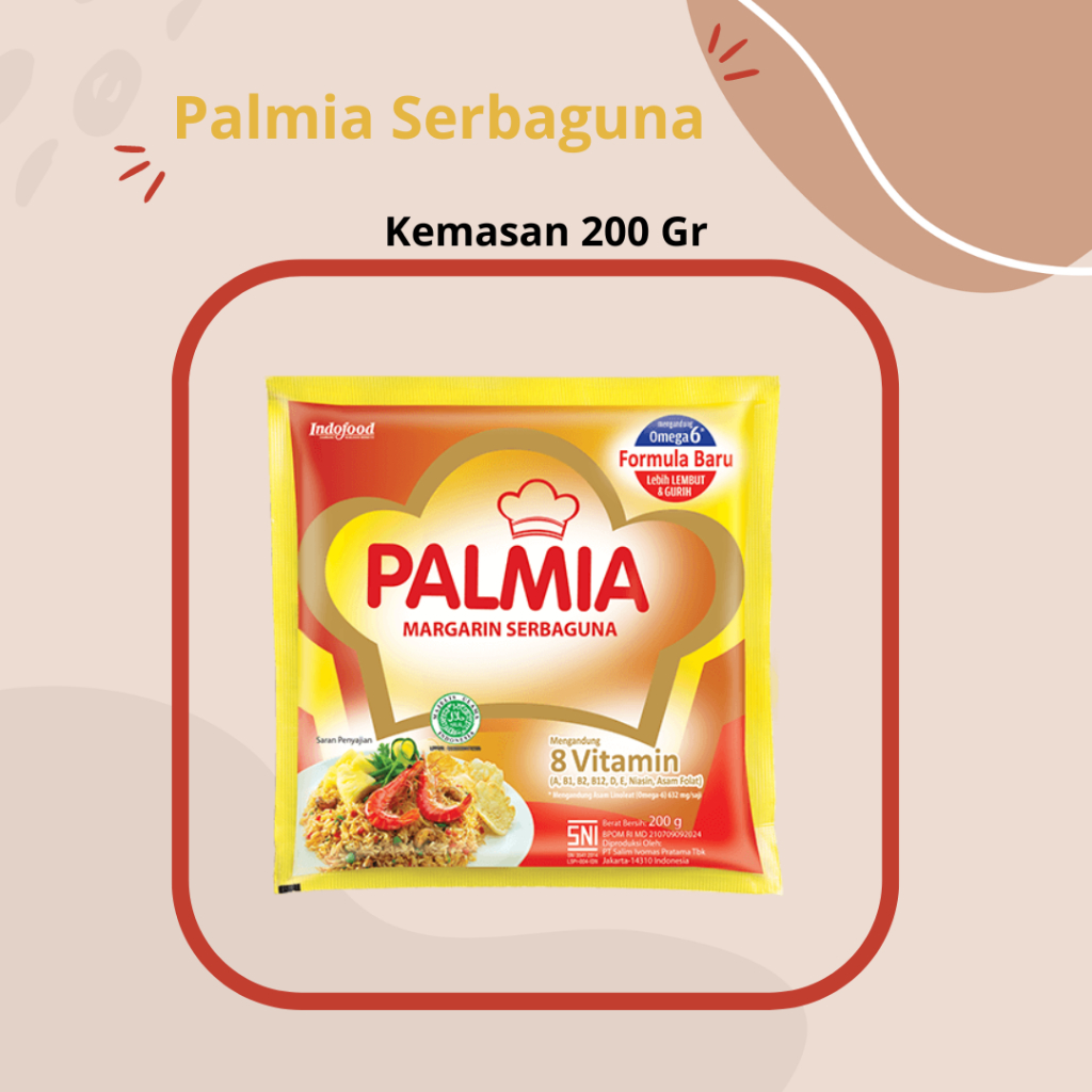 

PALMIA MARGARINE SERBAGUNA 200 GR