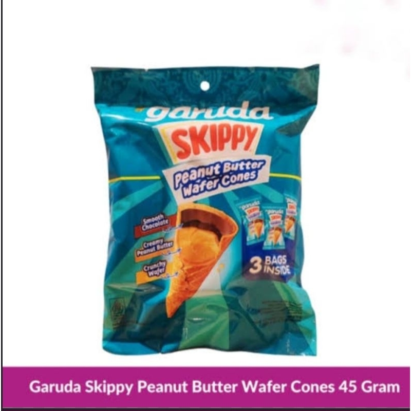 

Skippy peanut butter wafer cones 45g